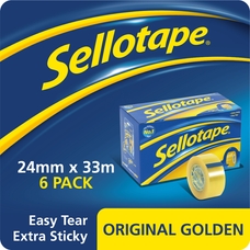 Sellotape Original - 24mm x 33m - Pack of 6