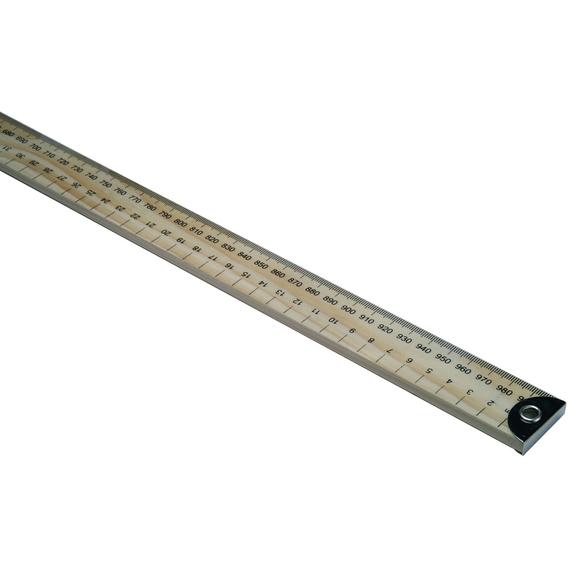 hc350161 wooden metre cm mm ruler findel international