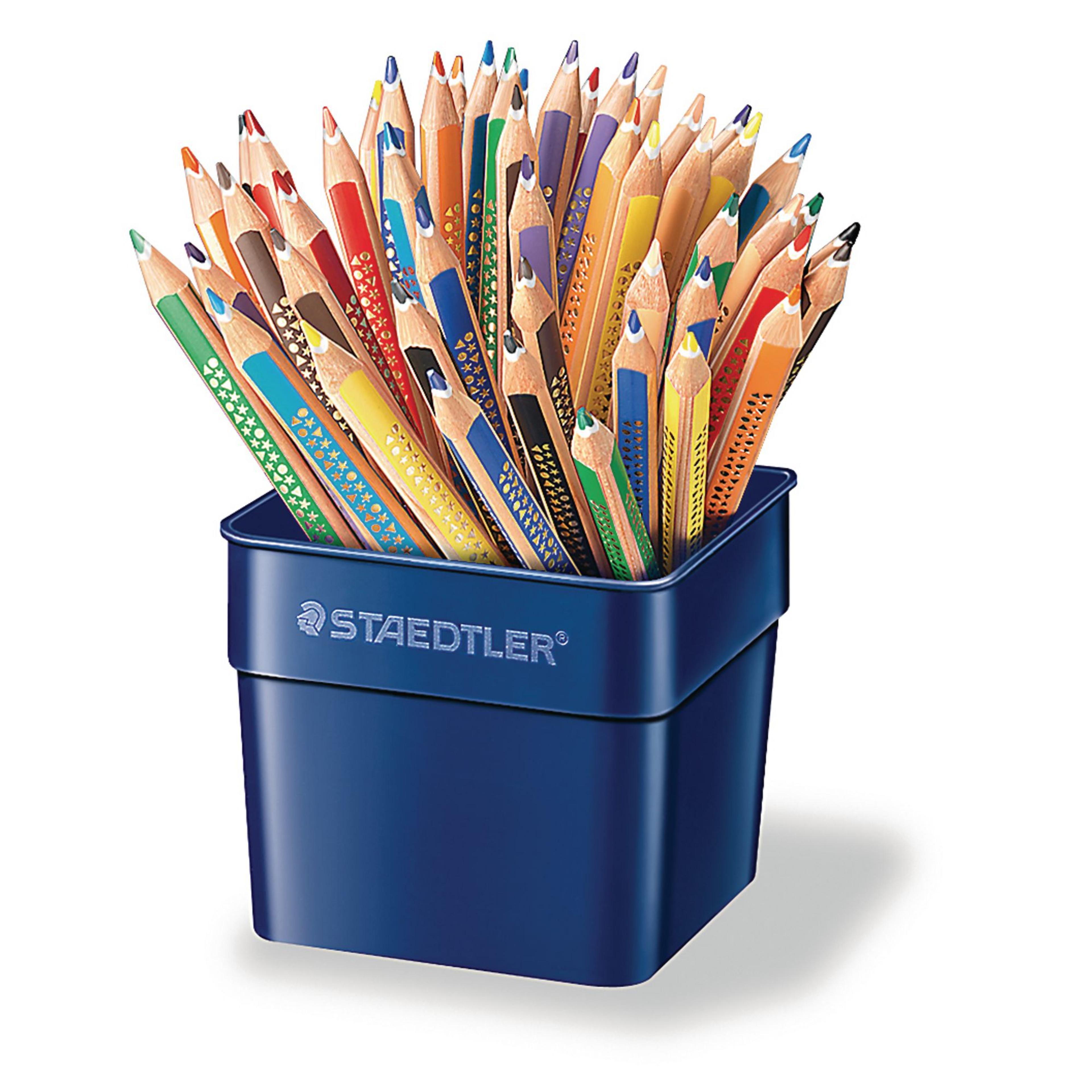 STAEDTLER Noris Jumbo 128 Colouring Pencils - Assorted - Pack of 50