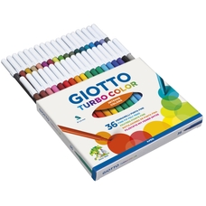 GIOTTO Turbo Colour Fine Pens - Assorted - Pack of 36