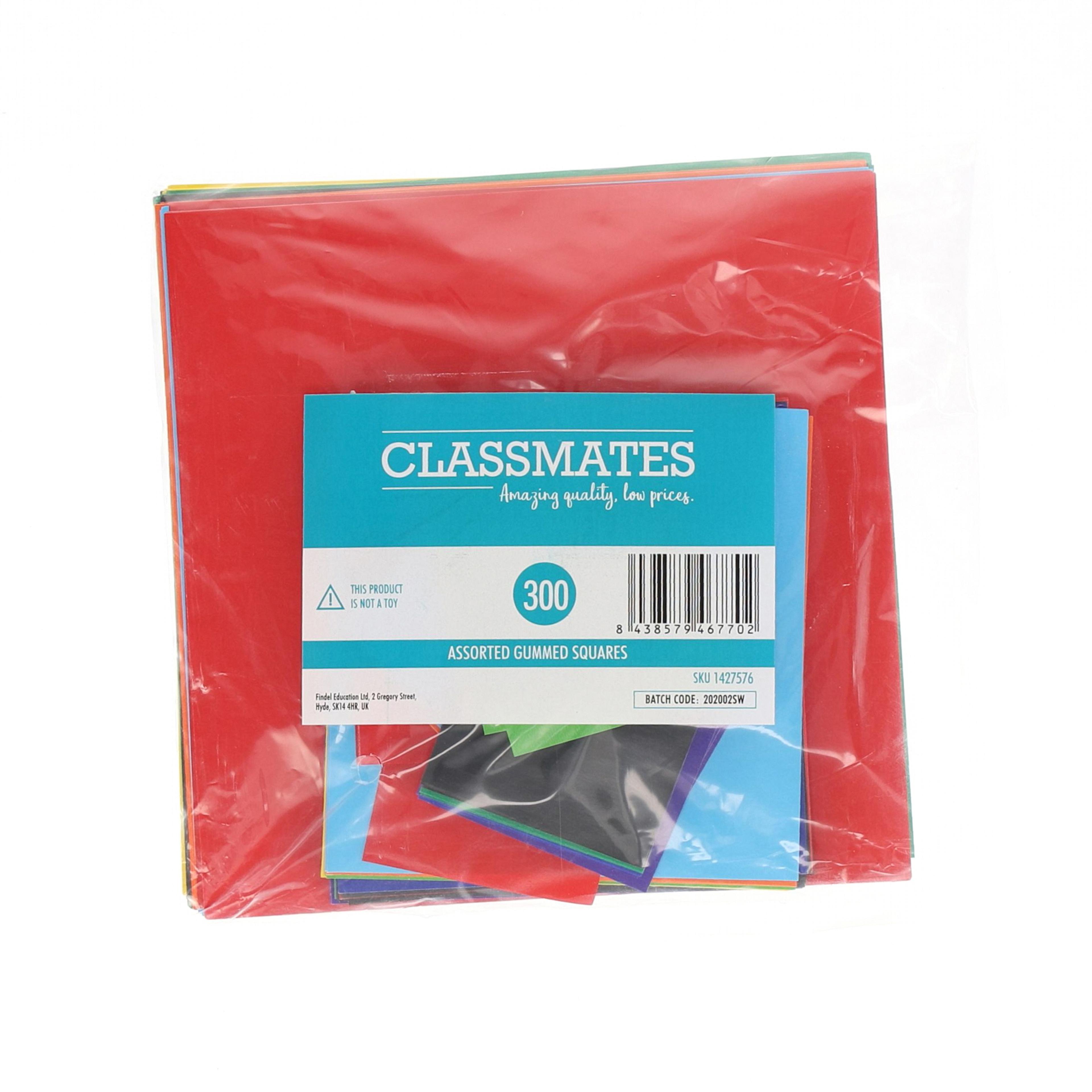 Classmates Gummed Squares - Pack of 300