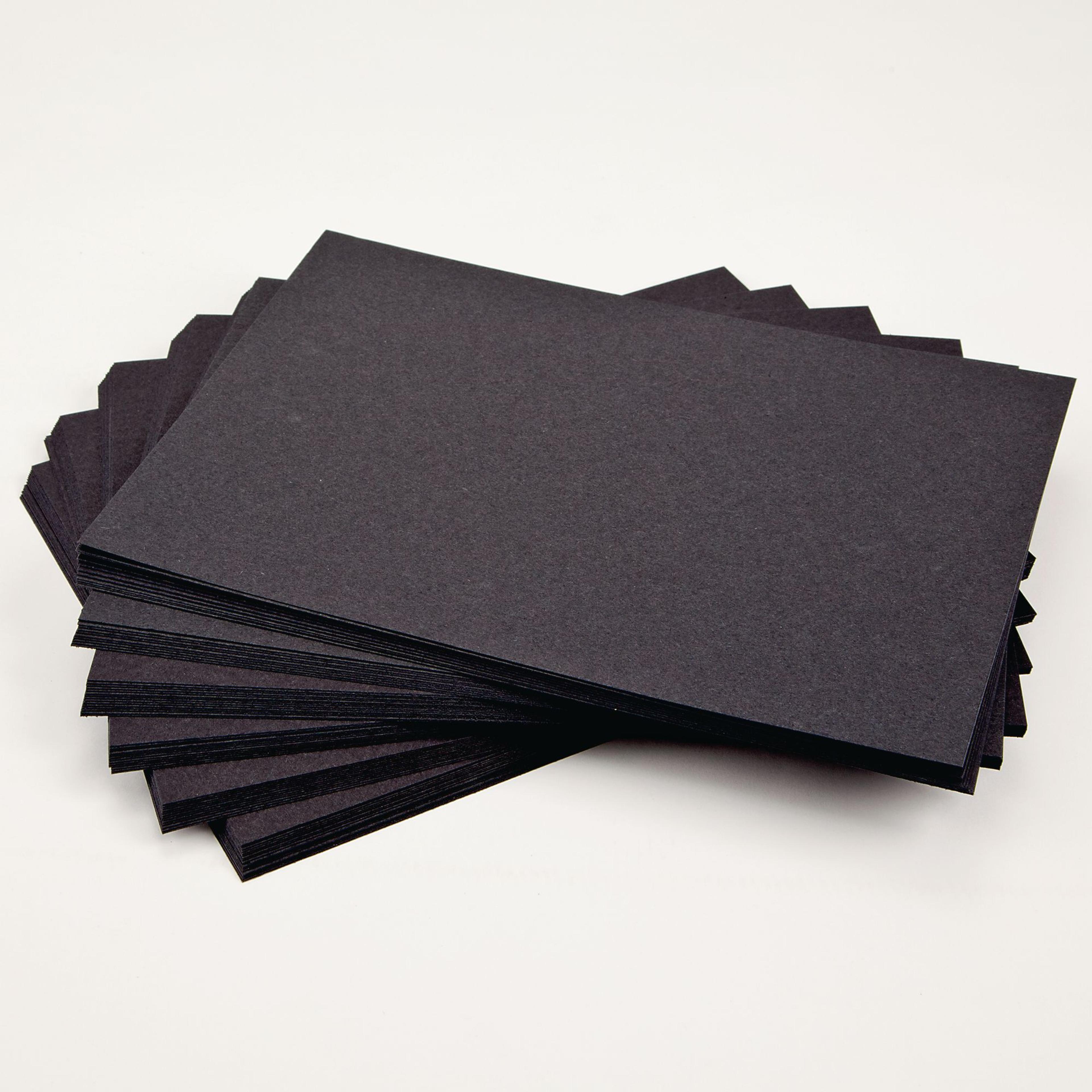 Black Card (370 Micron) -SRA2 - Pack of 100