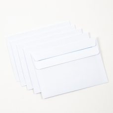 Classmates C6 White Self Seal Wallet Envelopes - Box of 1000