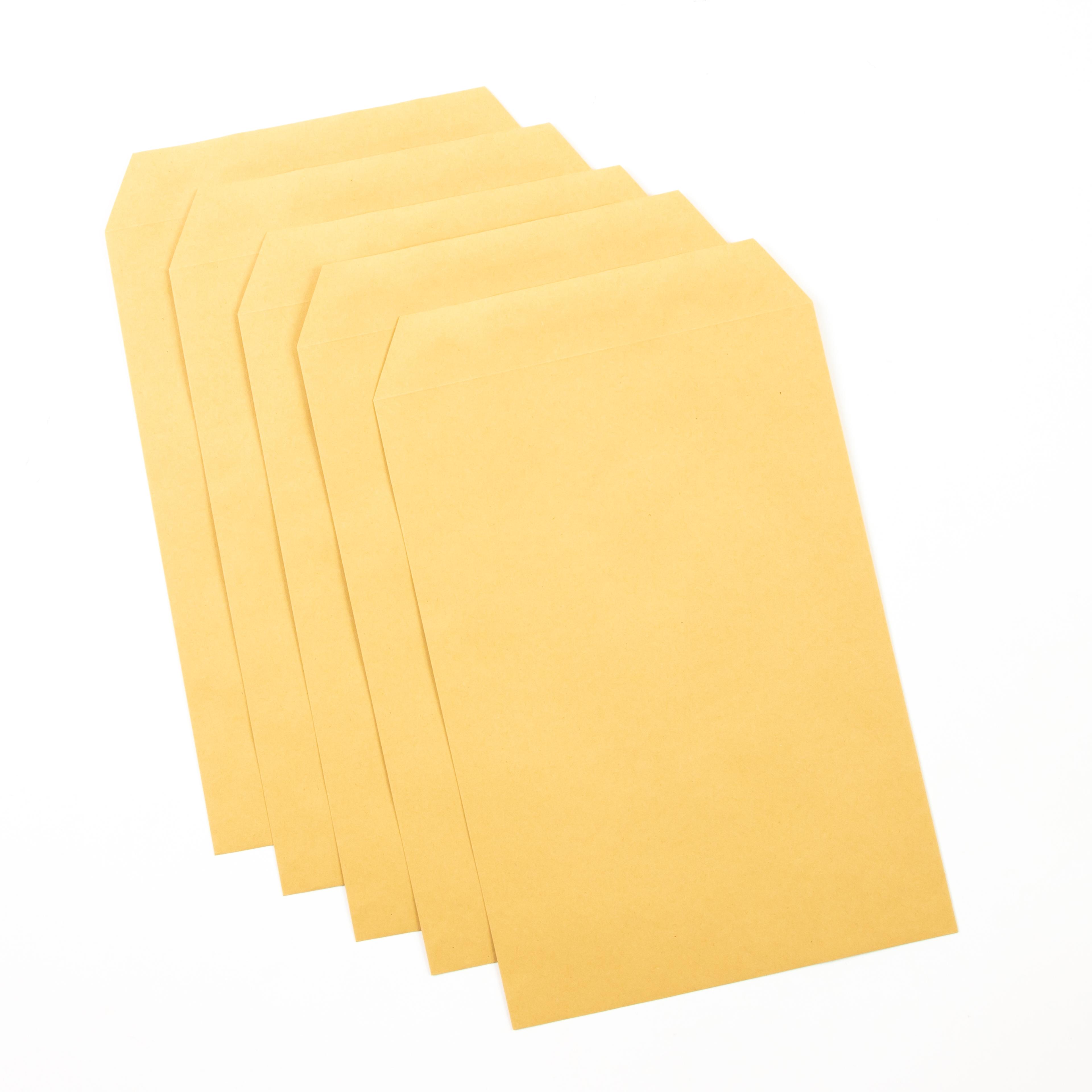 Classmates C4 Manilla Buff Self Seal Pocket Envelopes - Box of 250