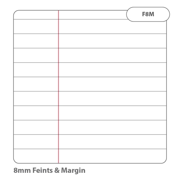 hc380269 a4 exercise paper 8mm ruled and margin unpunched 5 reams findel international