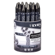 LYRA Graphite Pastels - Non Water-Soluble - Pack of 24