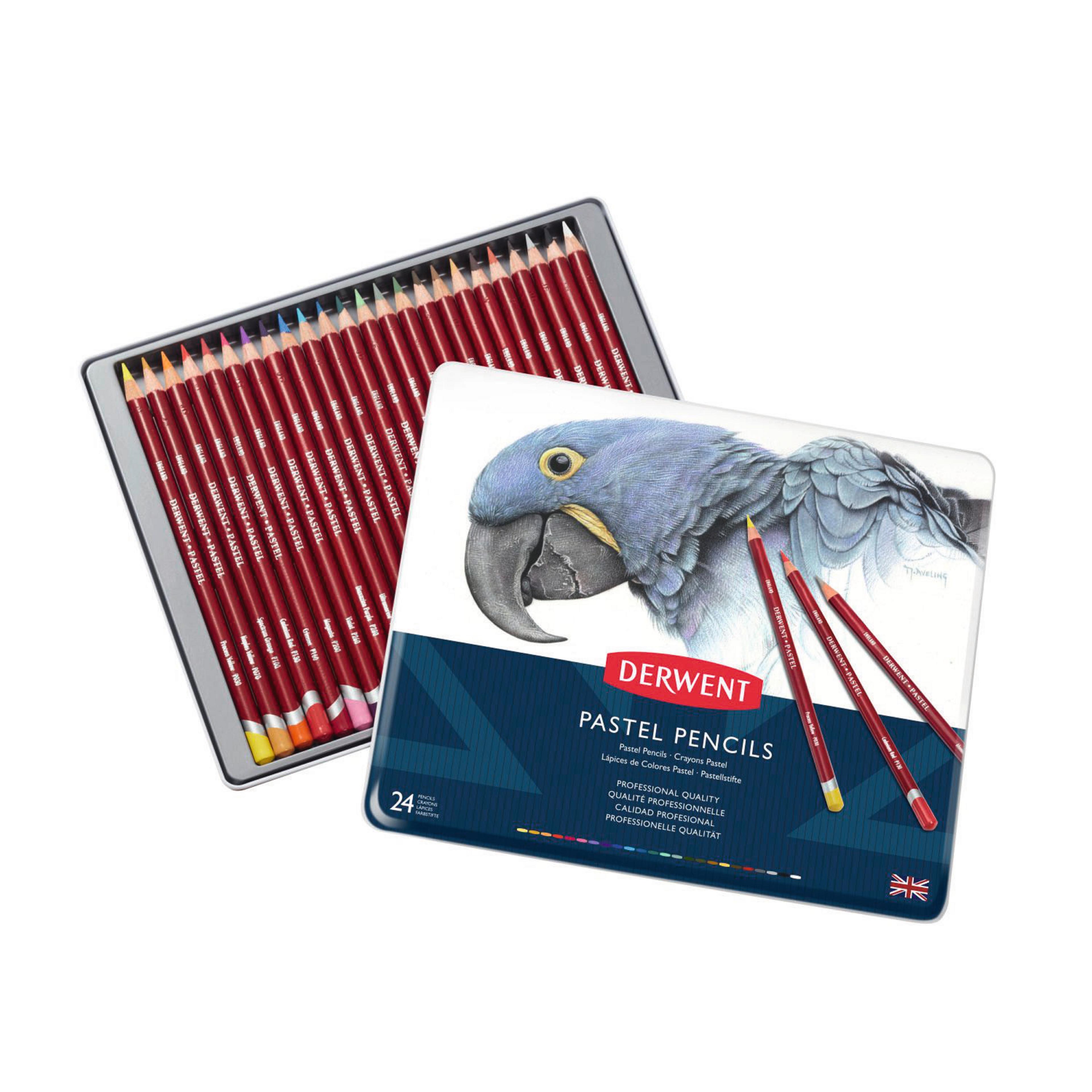 DERWENT Pastel Pencil - Tin of 24