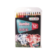 LAKELAND Jumbo Colouring Pencils - Assorted - Pack of 12
