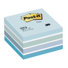 Post-it Notes Cube - Assorted Blue - 76 x 76mm