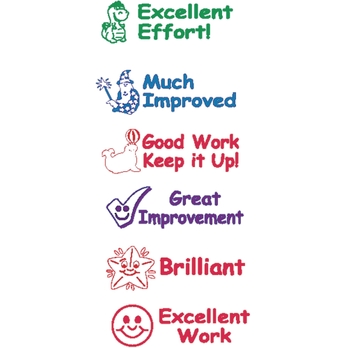 He3814 Xstamper 3 In 1 Stamp Excellent Effort Good Work And Much Improved Hope Education