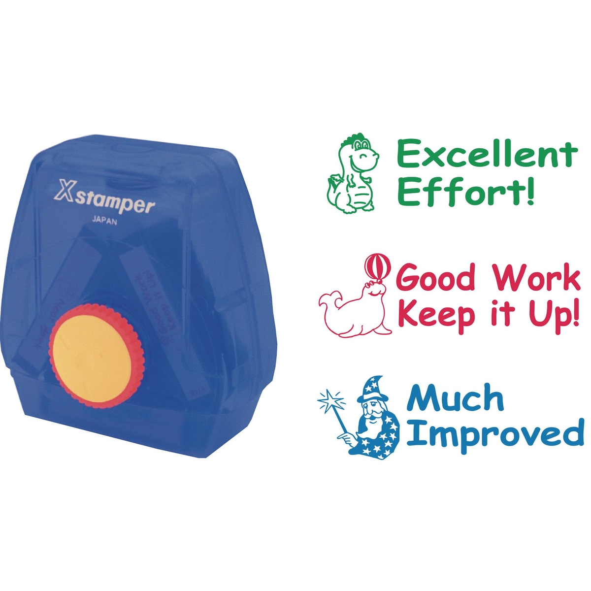 Xstamper 3 in 1 Stamp - Excellent Effort, Good Work and Much Improved ...