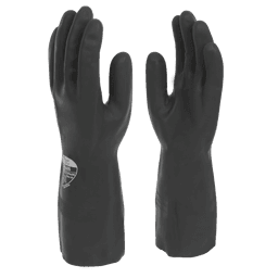 Polyco Large Black Heavy Duty Gloves - Pair