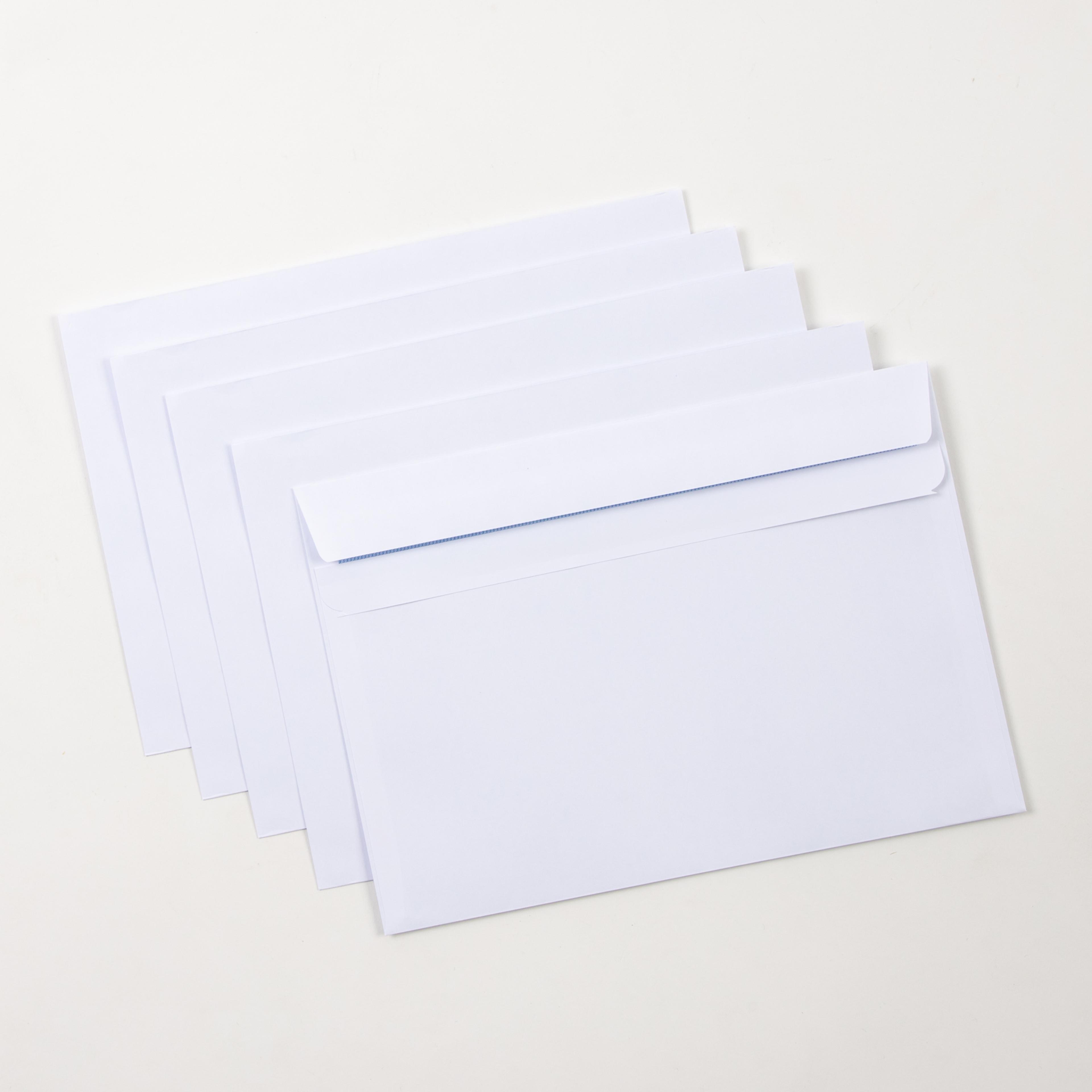 Classmates C5 White Self Seal Wallet Envelopes - Box of 500