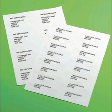 White Classmates Multipurpose Labels - 63.5 x 46.6mm - Box of 100 Sheets