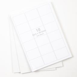 Classmates Multipurpose Labels - White - 63.5 x 46.6mm - Box of 100 Sheets