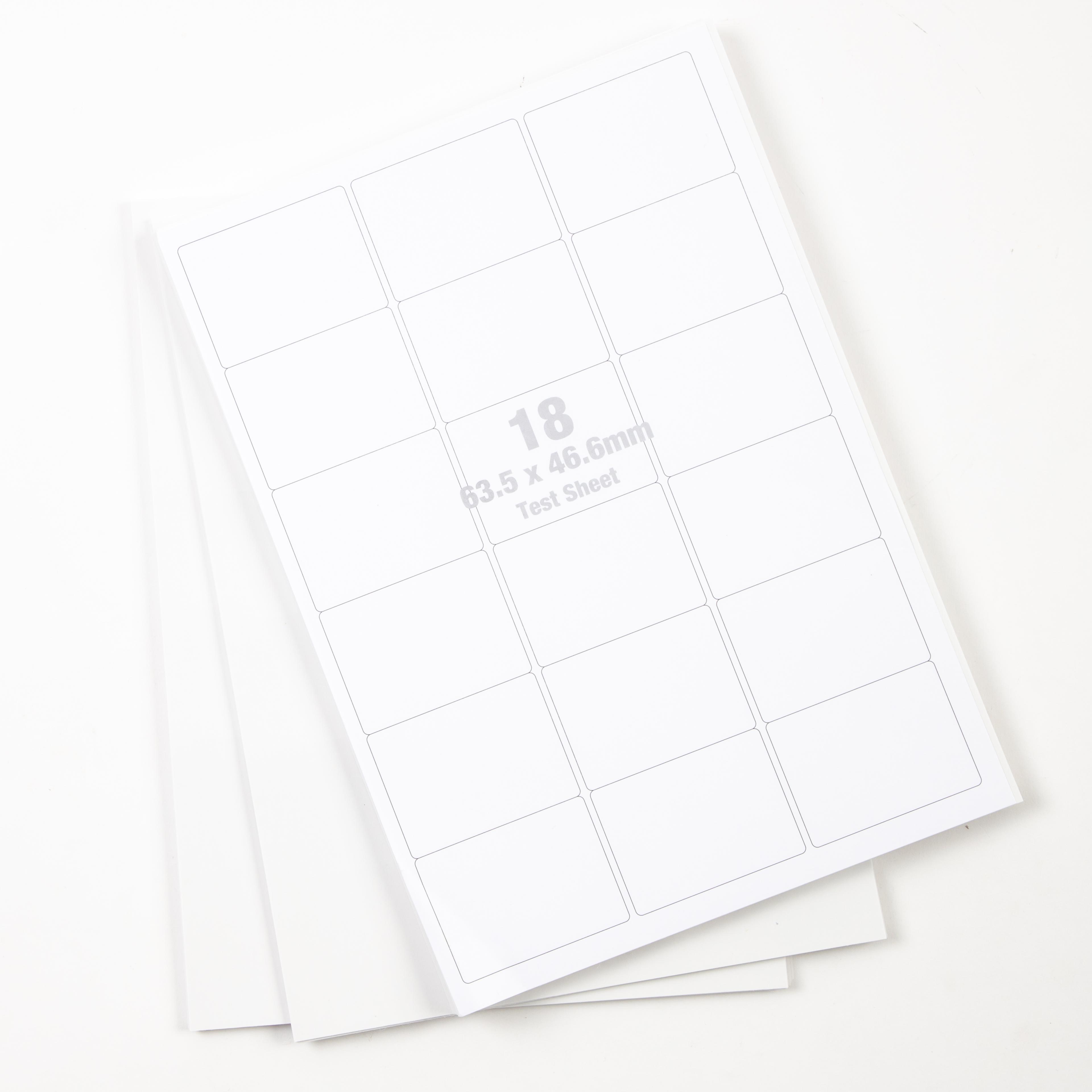 Classmates Multipurpose Labels - White - 63.5 x 46.6mm - Box of 100 Sheets