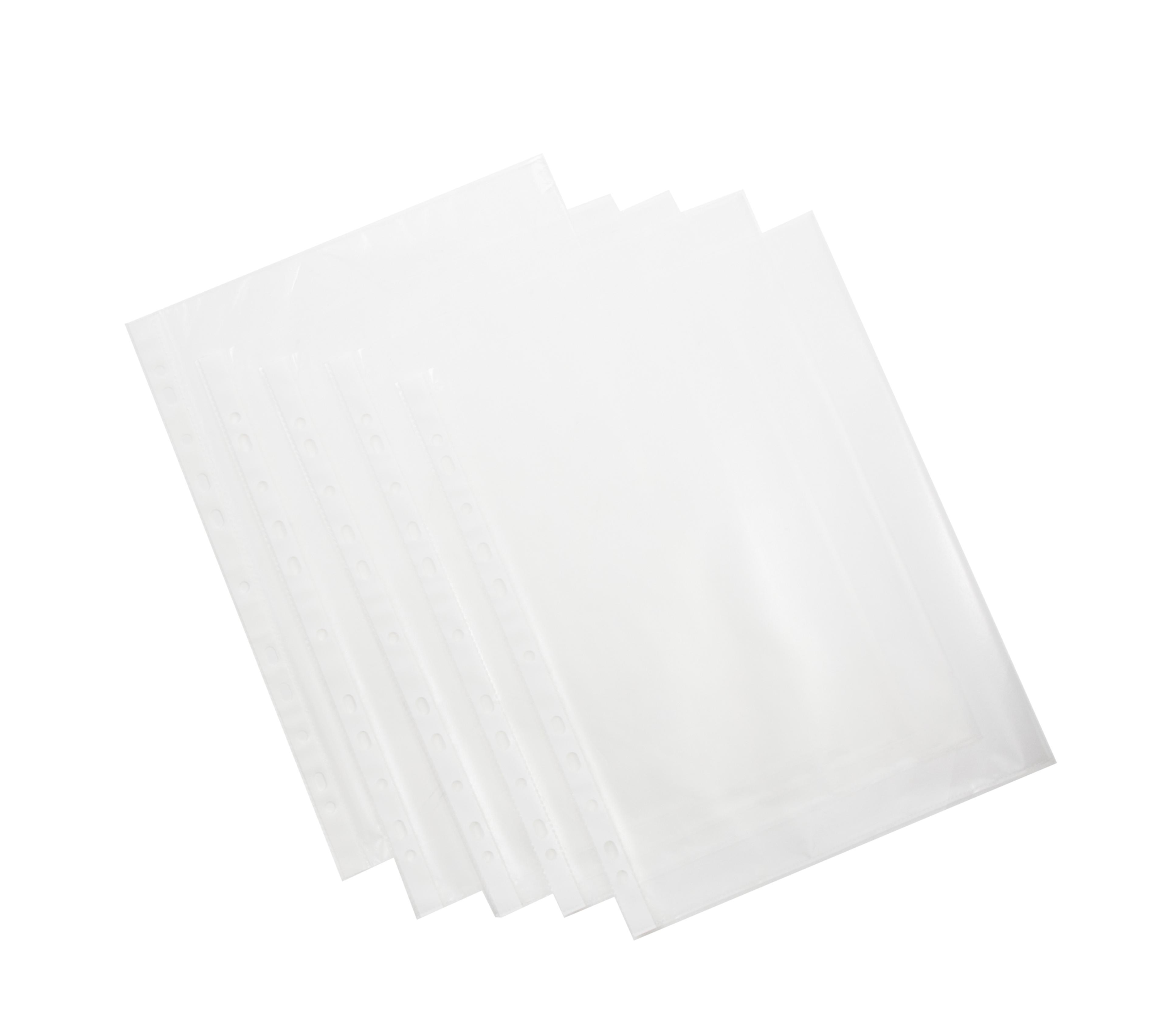 Classmates Extra Capacity Punched Pockets - A4 - Clear - Pack of 100