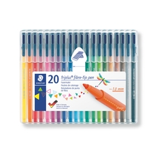 STAEDLER Triplus Triangular Colouring Pens - Pack of 20