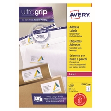 AVERY Jam-Free Quick PEEL Labels - White - 99.1x93.1mm - 6 Per Sheet - Pack of 100