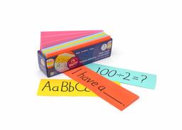 Coloured Blank Flash Cards - 250 large cards