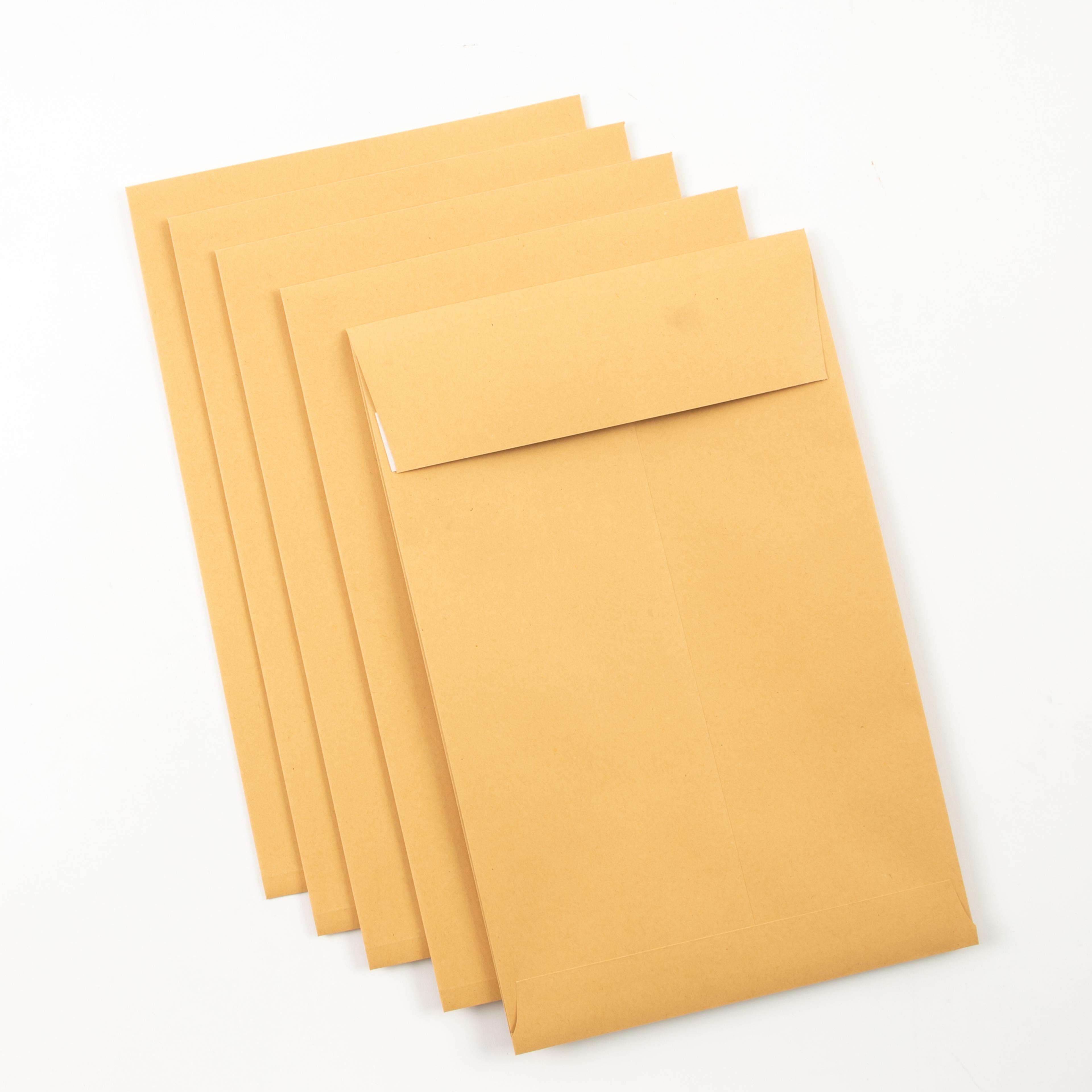 C4 Manilla Peel and Seal Pocket Envelopes - Box of 125