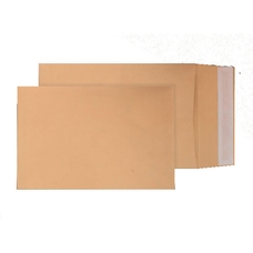 C4 Manilla Peel and Seal Pocket Envelopes - Box of 125