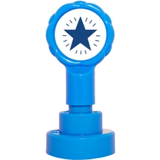 Xclamations Stamp - Blue Star