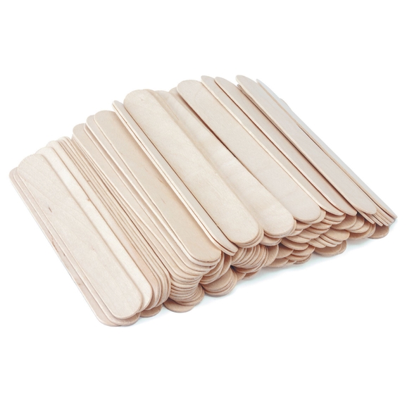 Go Create Jumbo Wood Craft Sticks, 75-Pack Real Wood Craft Sticks