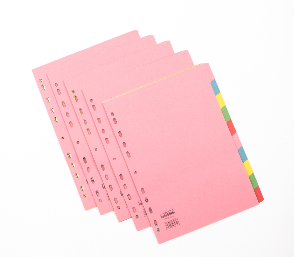 Multi Point Deviders Classmates 10 Part Multi-Hole Punched Index Dividers - A4 - Pack of 25 ...