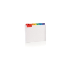 CONCORD A-Z Guide Cards - Assorted - 152x102mm - Pack of 24