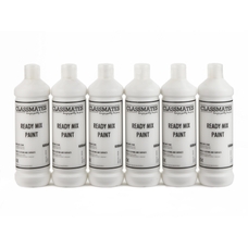 Classmates Ready Mixed Paint - White - 600ml - Pack of 6