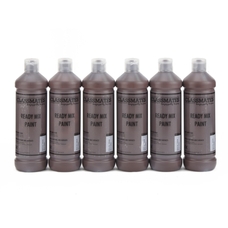 Classmates Ready Mixed Paint - 600ml - Burnt Umber - Pack of 6