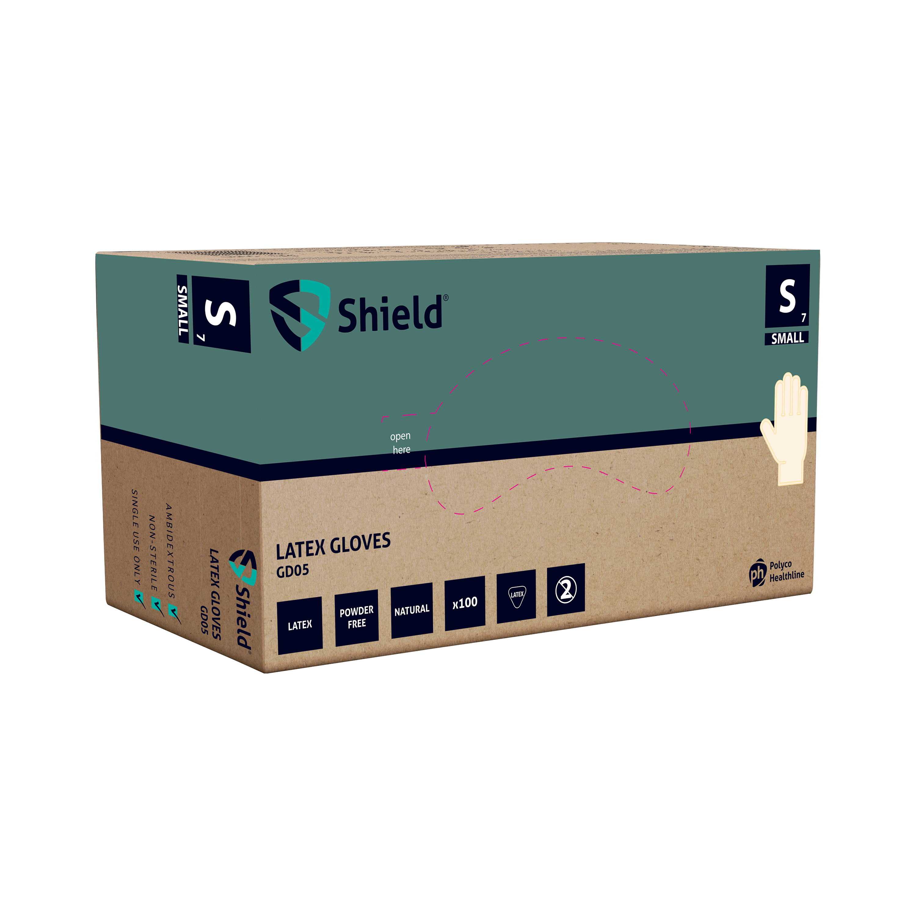 Powder Free Latex Glove Sml