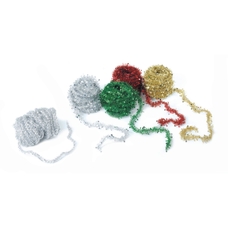 Tinsel Garland Assorted 10m - Pack of 4