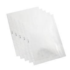 FlipFile Recycled Punched Pocket - A4 - Clear - Pack of 100