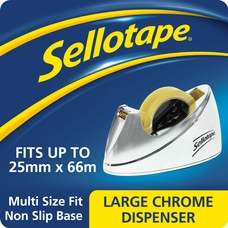 Sellotape Large Chrome Dispenser