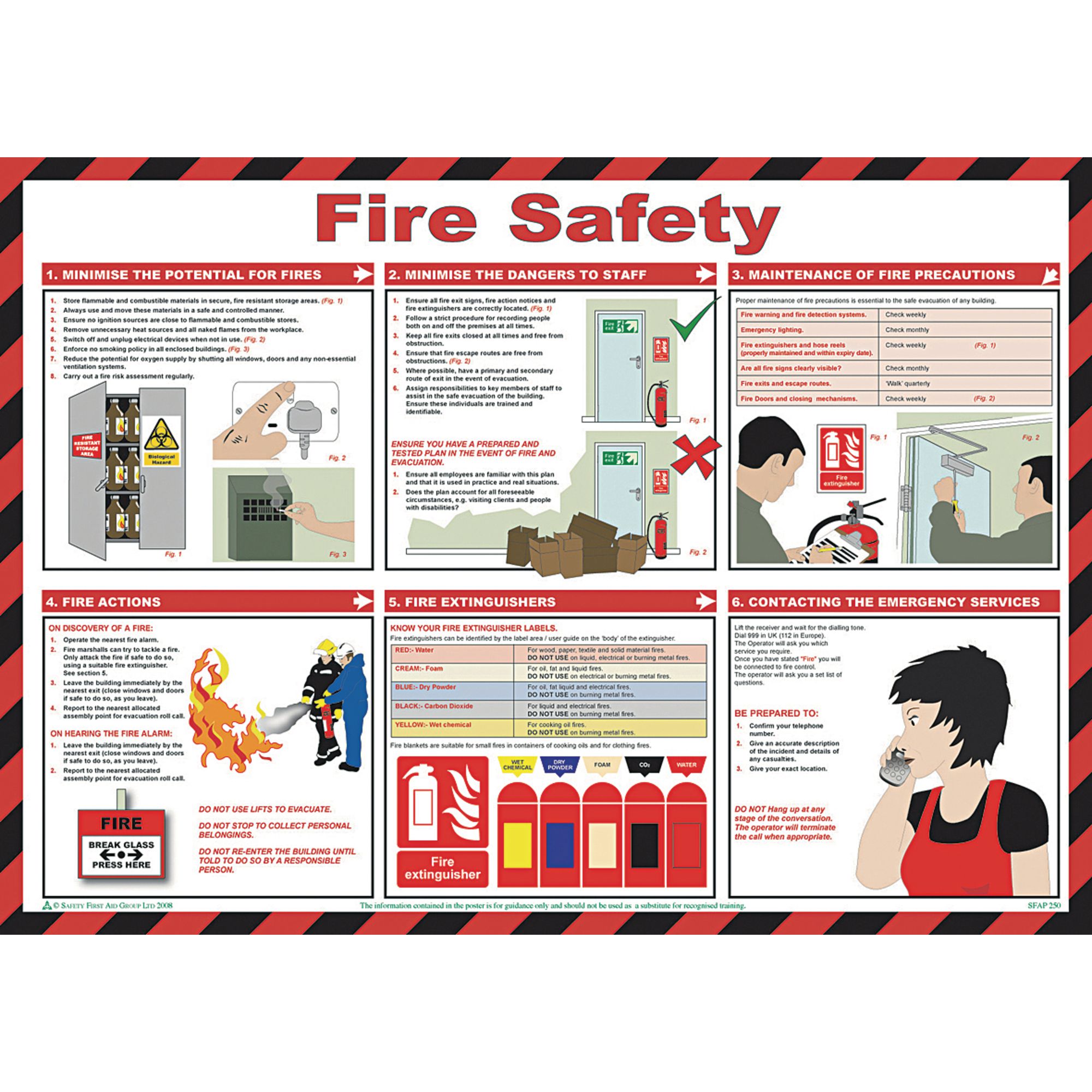 E8R09304 - Fire Safety Poster | Findel International