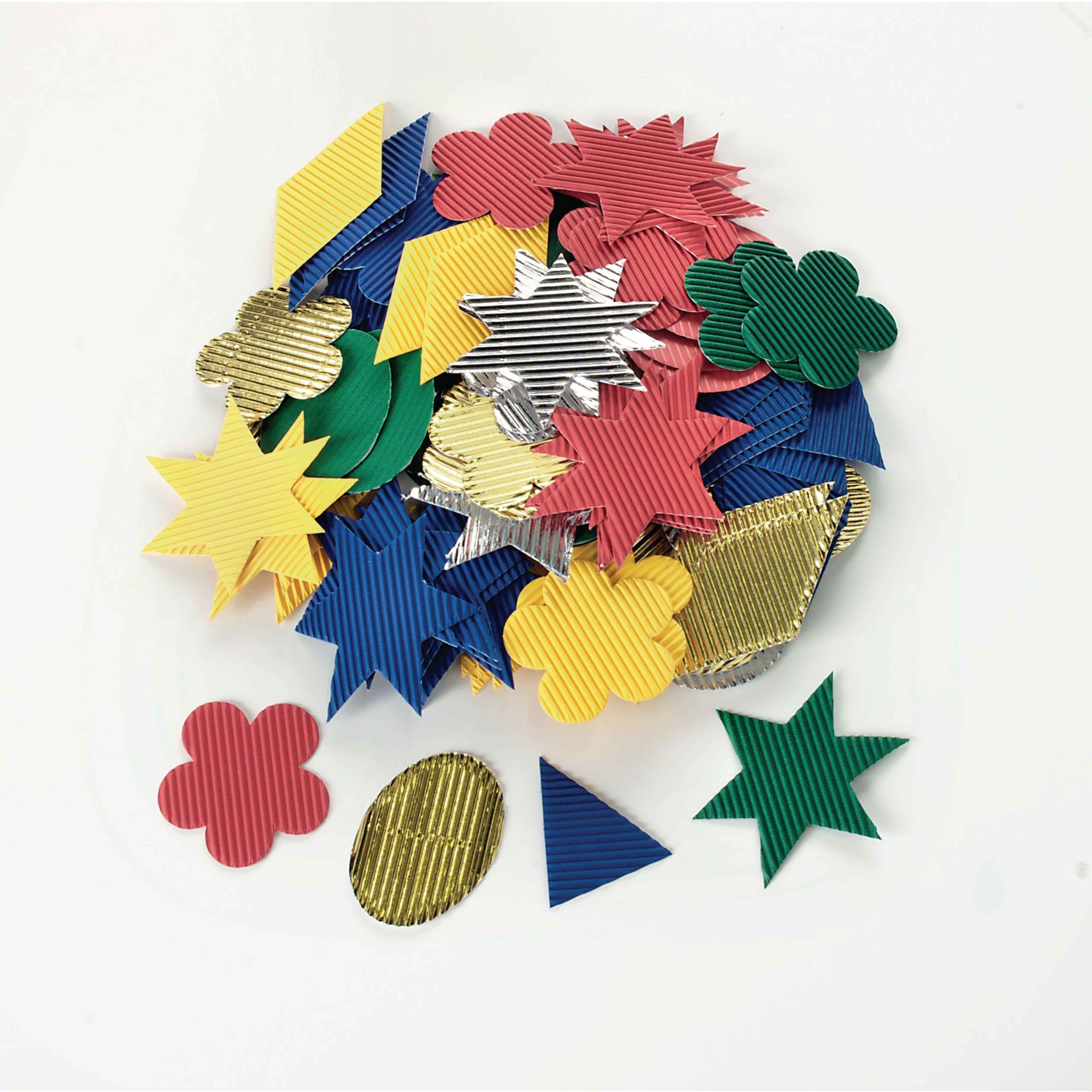 Geometric Corrugated Shapes - Pack of 276