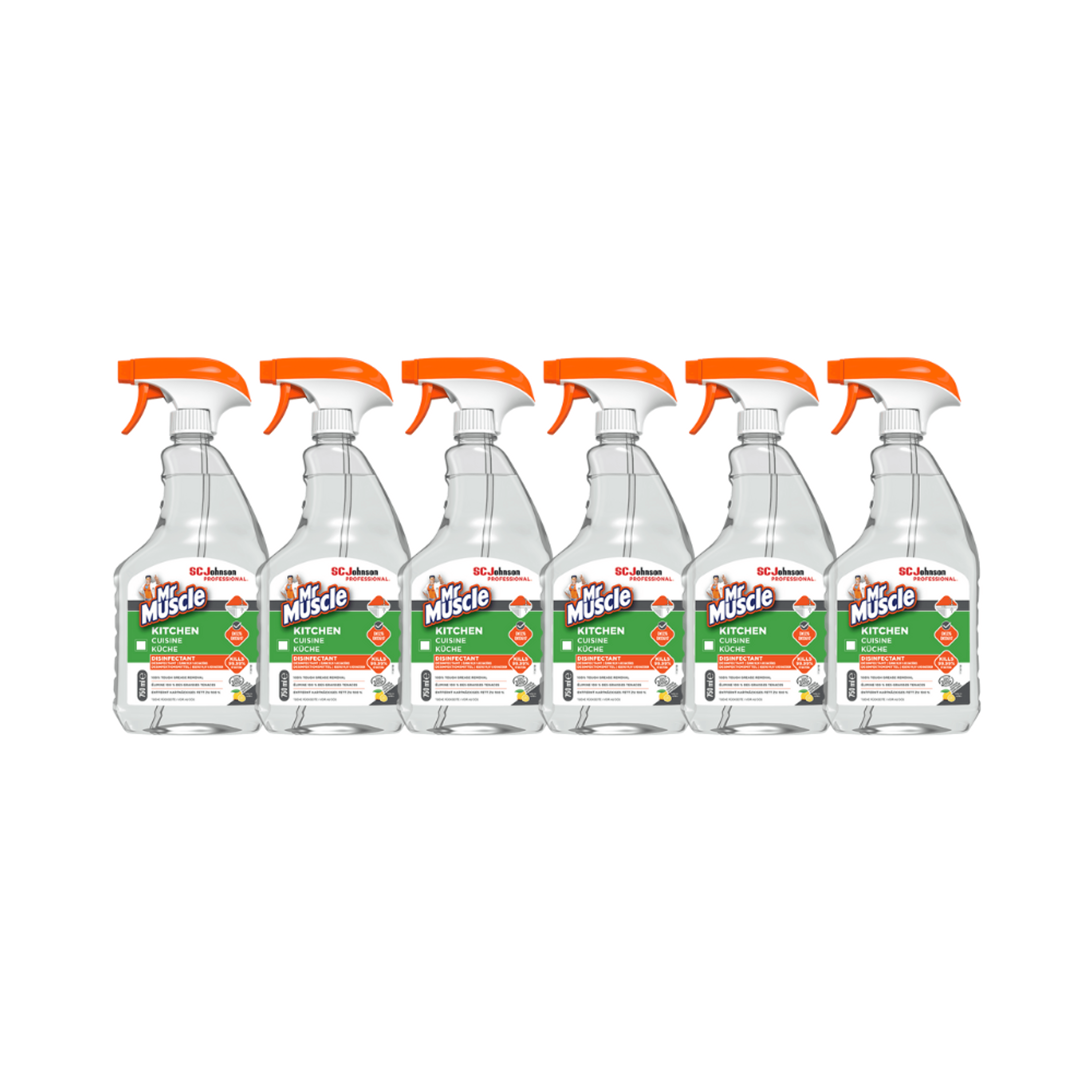 Mr Muscle5 in 1 Kitchen Cleaner - 750ml - Pack of 6
