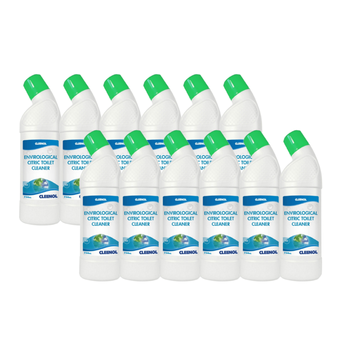 Cleenol Envirological Citric Toilet Cleaner 750ml - Pack of 12 ...