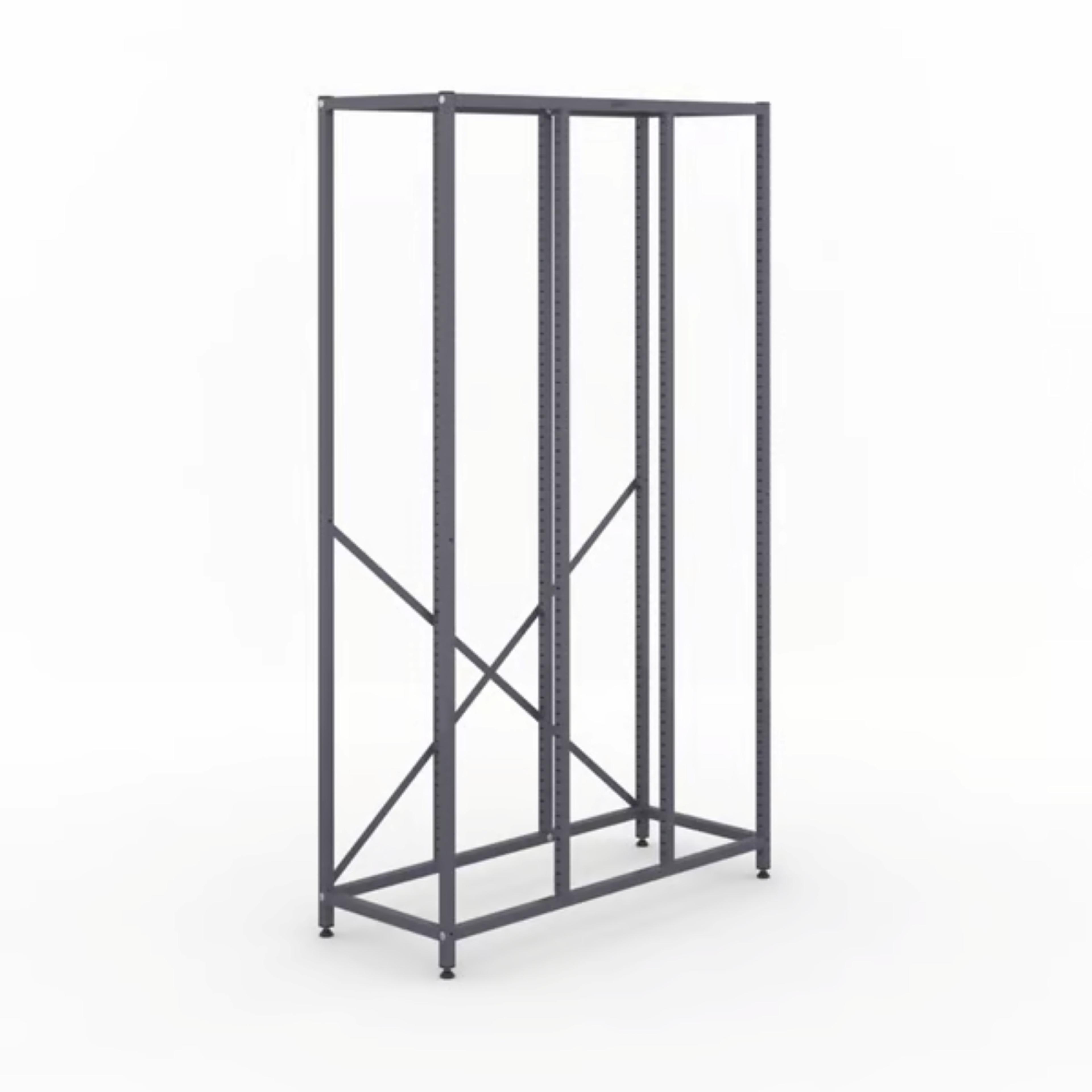 Gratnells Treble Column Tall Tray Frame - 1850mm - Grey