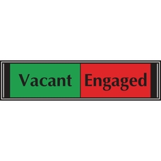 Vacant/Engaged Slider Signs - 50 x 200mm