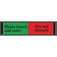 Do Not Disturb/Enter Slider Signs - 50 x 200mm