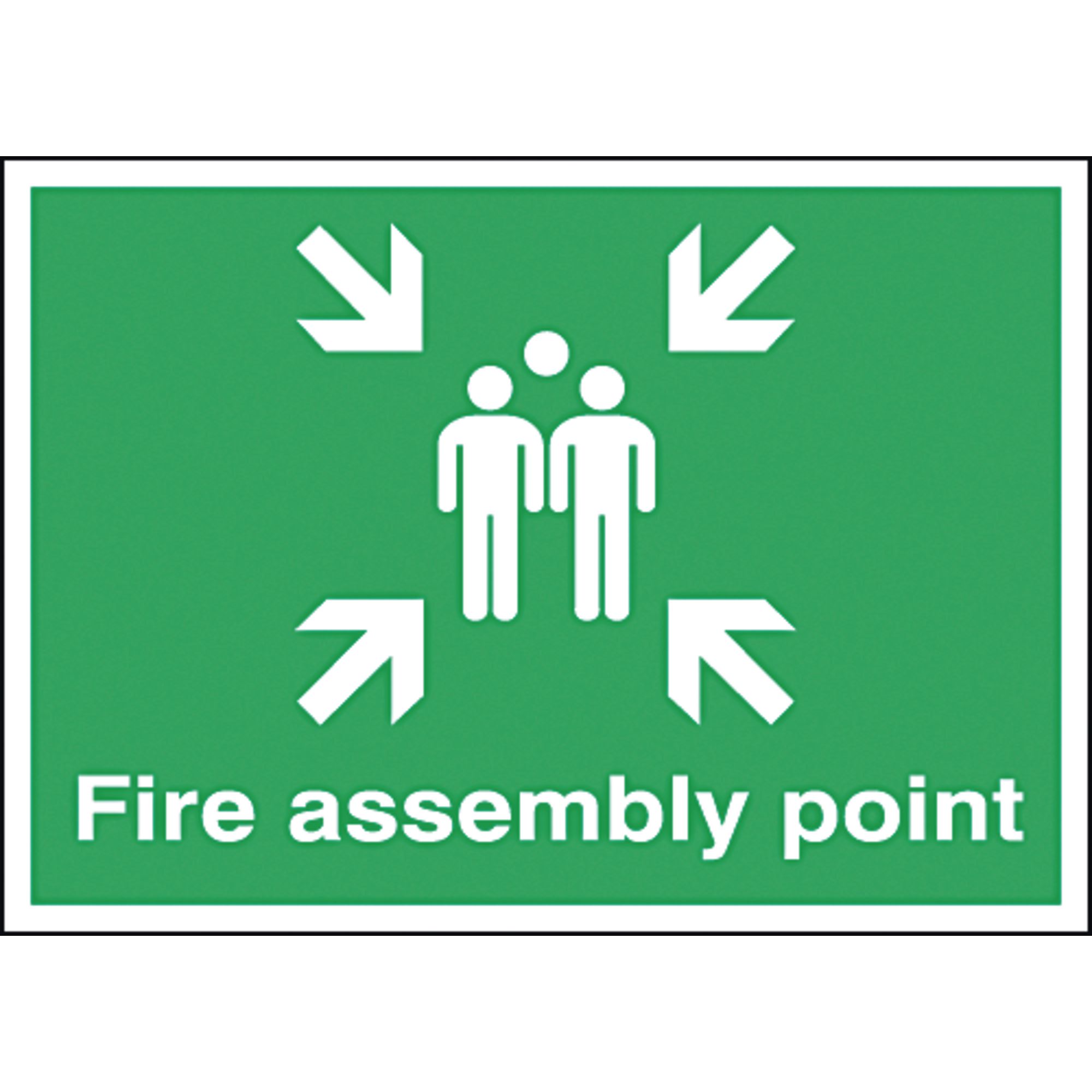 Sign Fire Assembly Point Rigid PVC