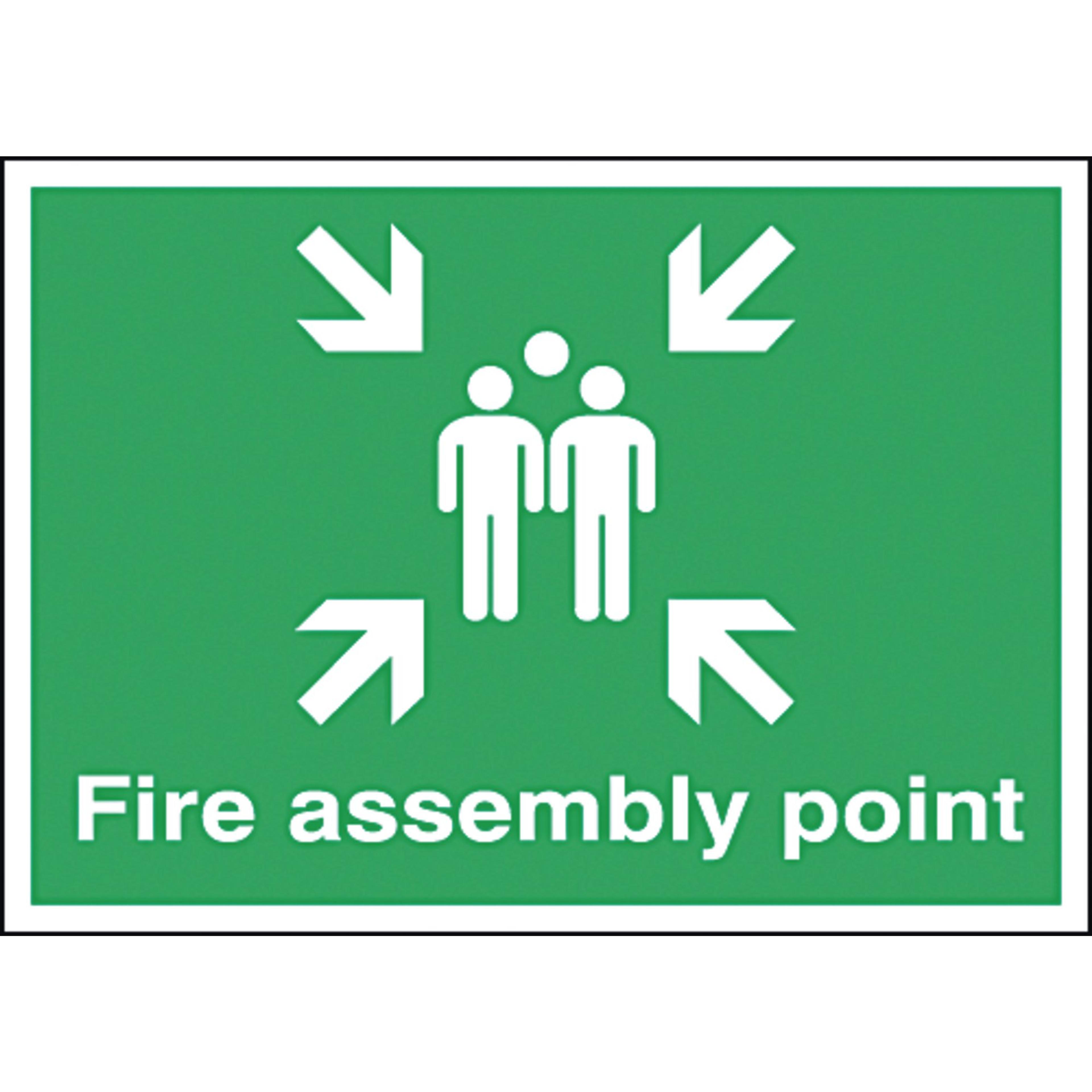 Safety Signs - Fire Assembly Point - 450 x 600mm PVC
