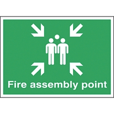 Safety Signs - Fire Assembly Point - 450 x 600mm PVC