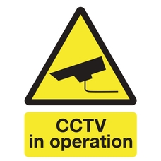 General Signs - CCTV In Op - 420 x 297mm PVC
