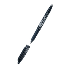 Pilot Frixion Erasable Rollerball Pen - Black - Pack of 12