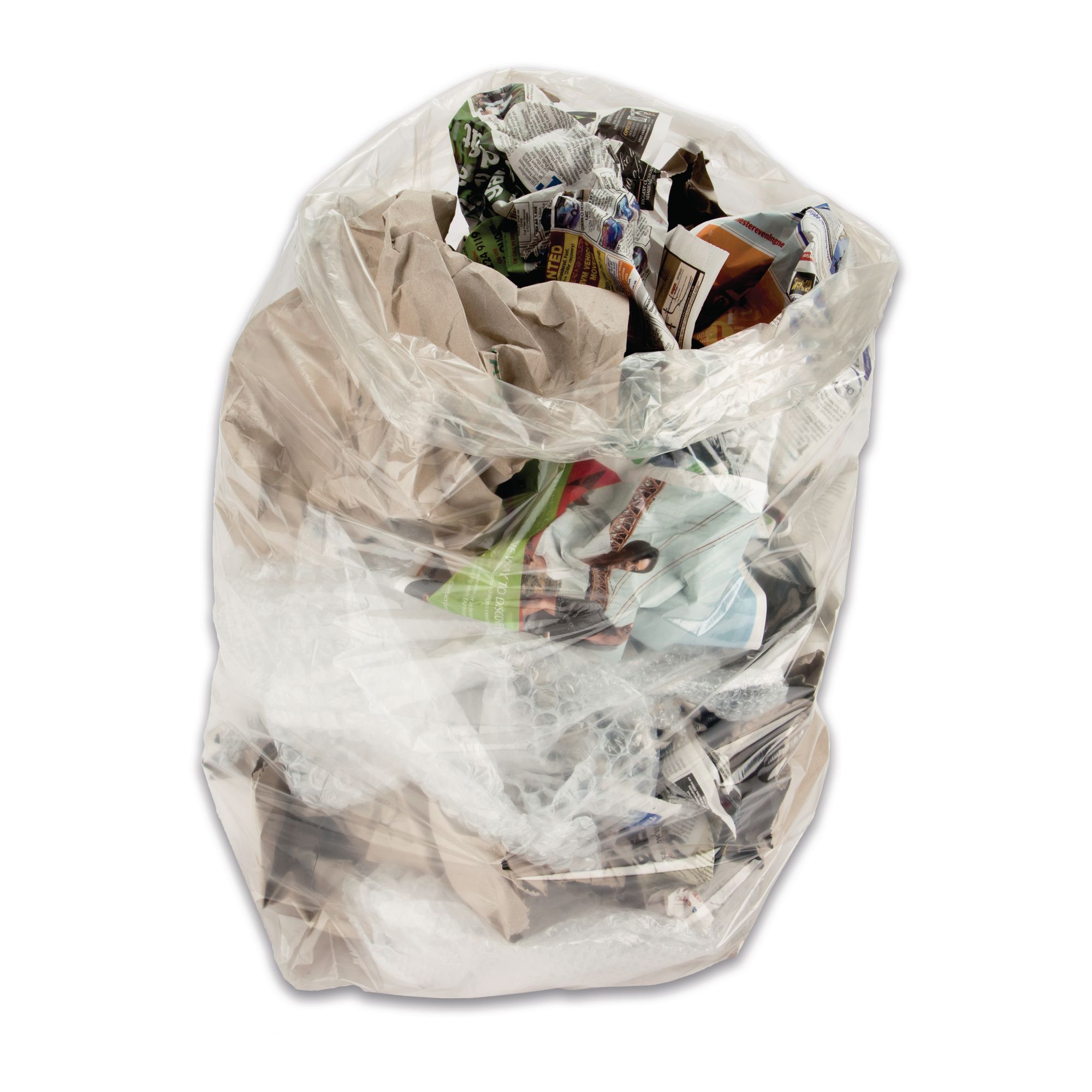 Polyco Clear Refuse Sacks - Pack of 200