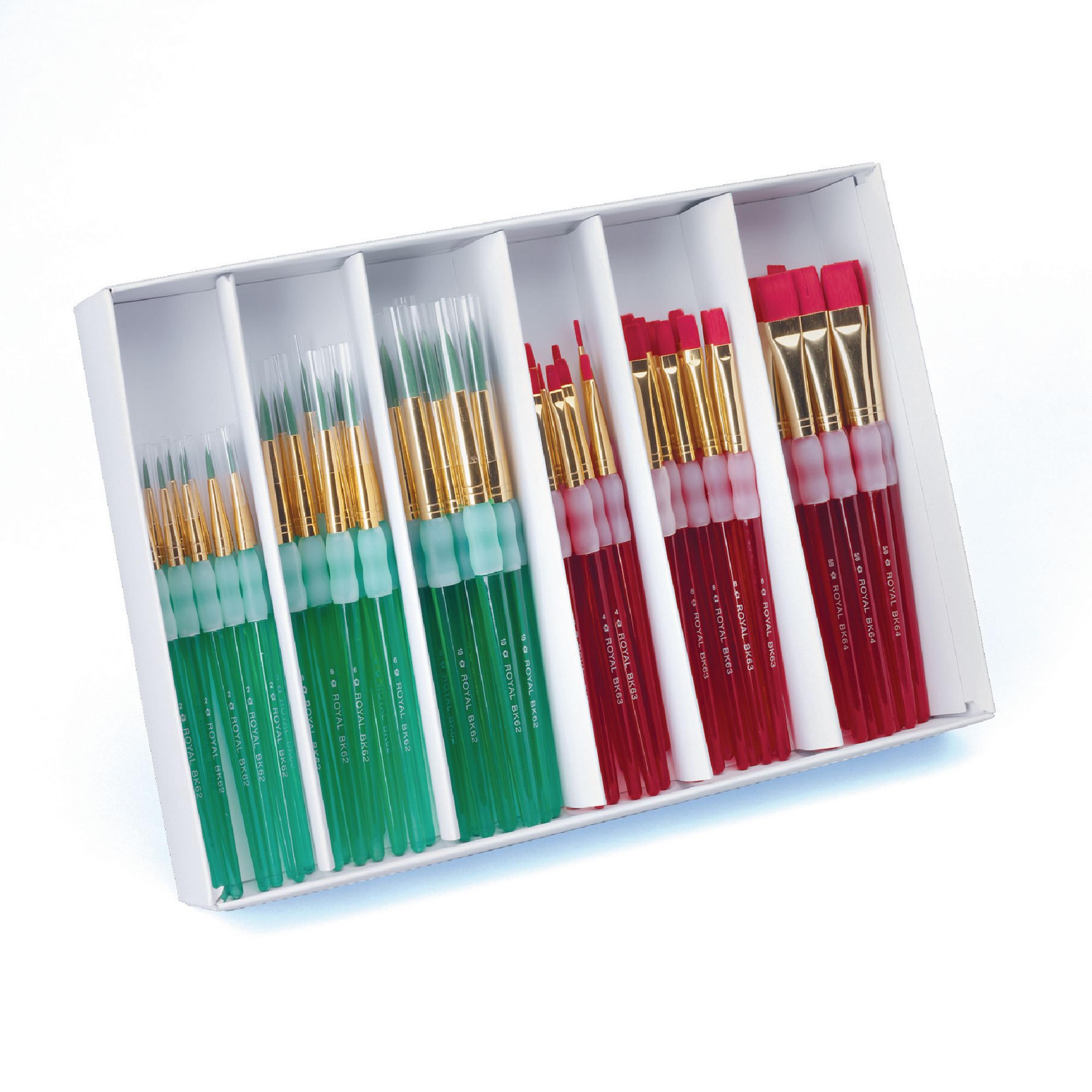ROYAL & LANGNICKEL Soft Grip Big Kids  Brush Pack with 18 FREE Watercolour Brushes